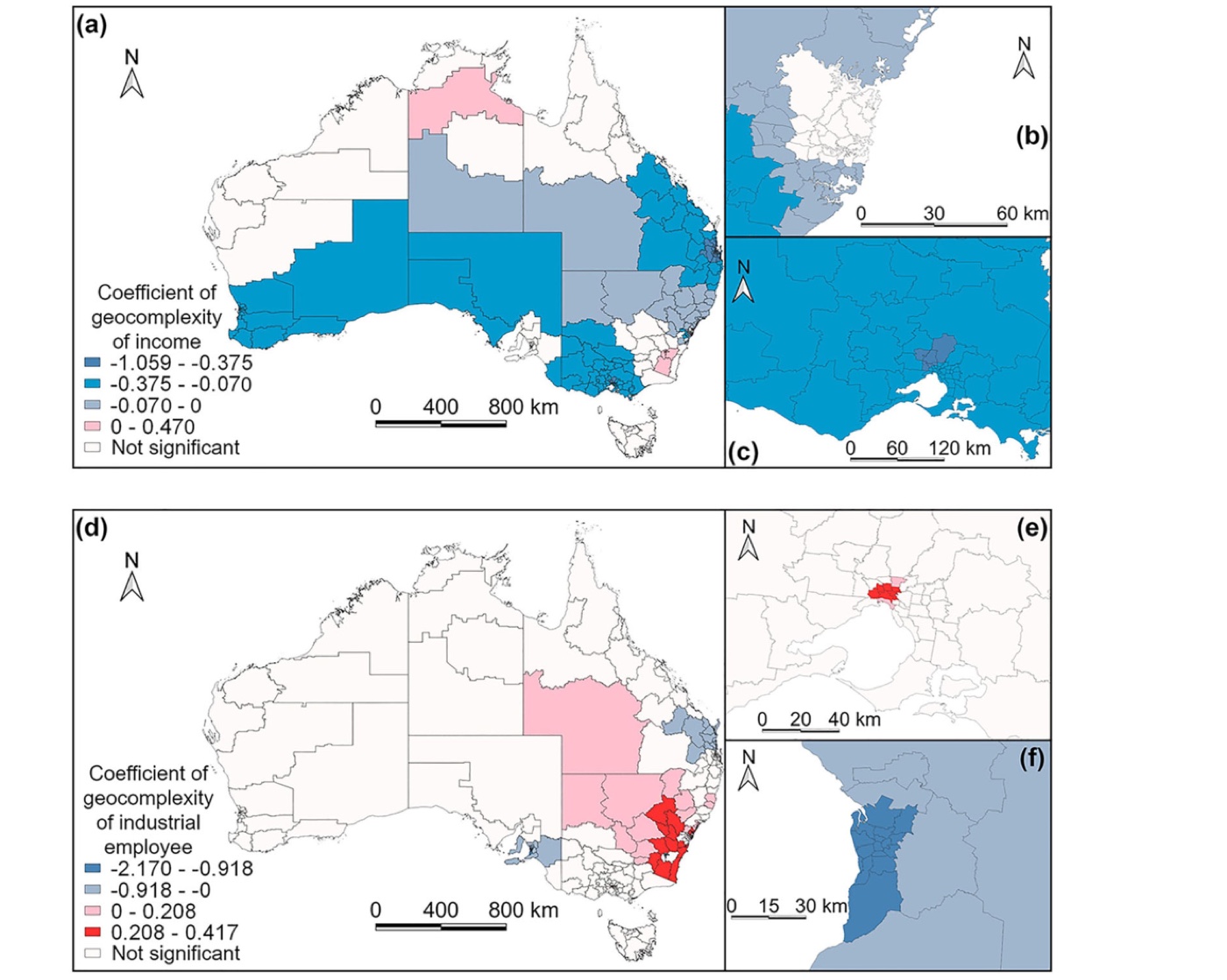 Coefficients of geocomplexity in multiple regression error explanation, Zhang et al. 2023 Figure 8
