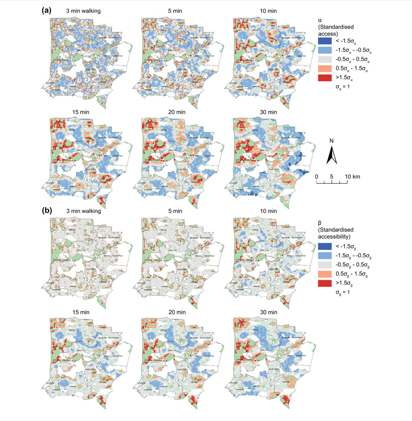 Standardised access and accessibility, Lin et al. 2024 Figure 3